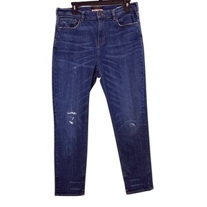 Scotch & Soda Amsterdam Blau High Rise Boyfriend sz 31